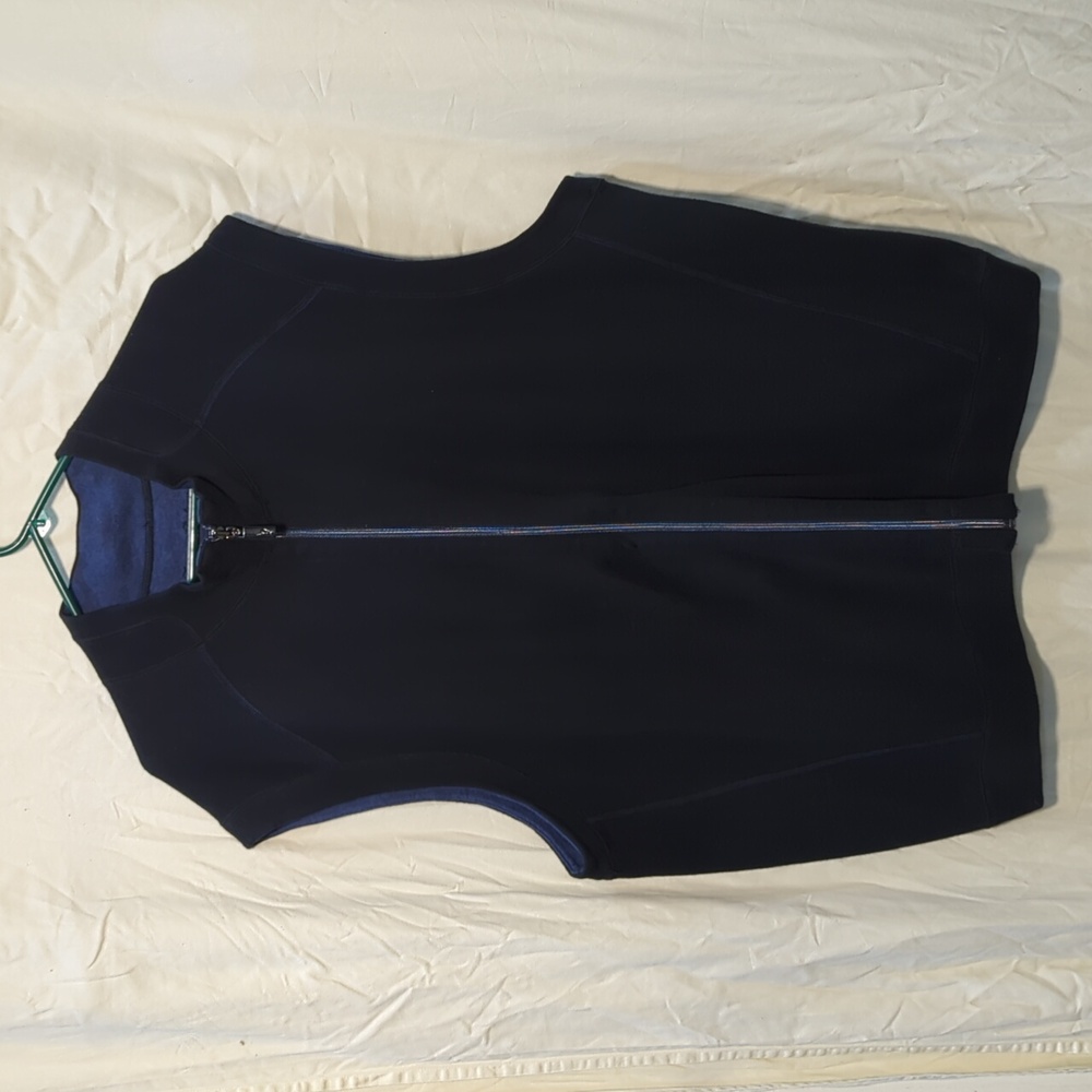 Tommy Bahama Navy Blue Vest Men’s XXL Full Zip Lightweight Casual Layering